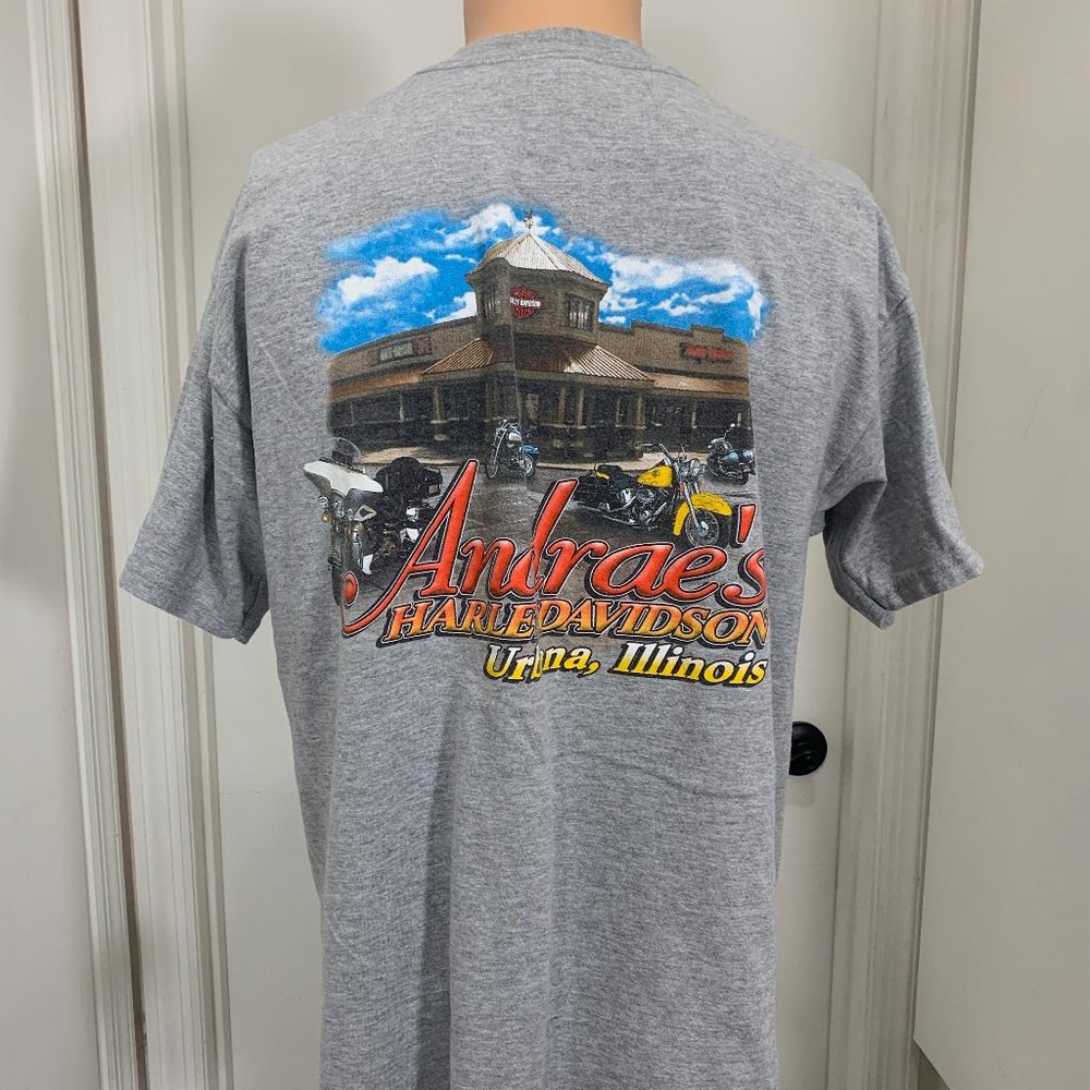 Harley Davidson t shirt bugs never had a chance - Picture 5 of 6